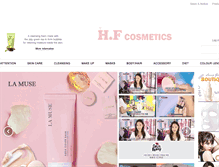 Tablet Screenshot of hanfancosmetics.com